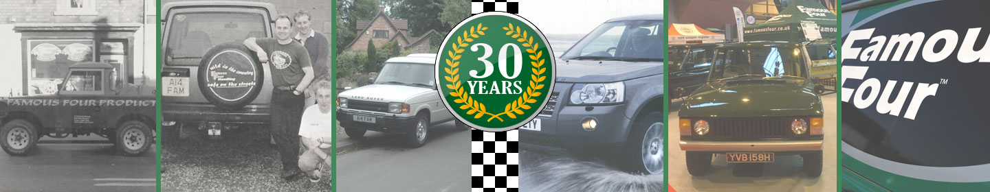 Famous Four Products - Serving the Land Rover and Range Rover community for 30 years